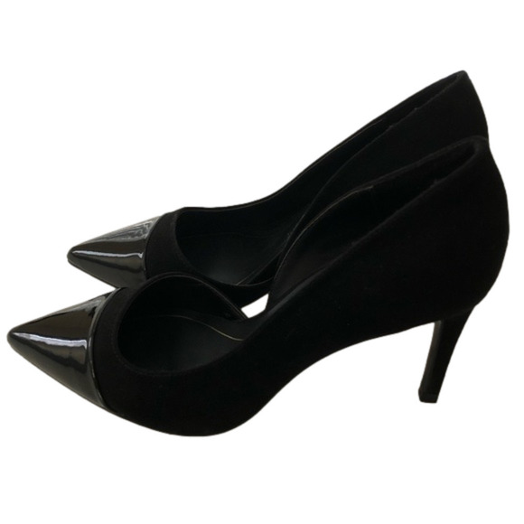 Zara Trafaluc Cut Out Suede with Patent Toe Cap - Picture 1 of 7